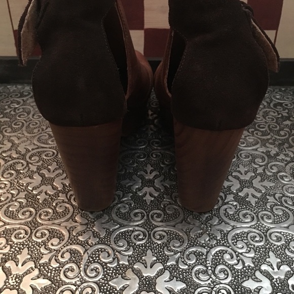 Free People Booties Wooden Clogs - Picture 3 of 4
